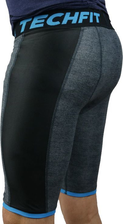 Geta të shkurtra për meshkuj Adidas Techfit Chill , nr. 46, të hirta