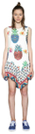 Fustan Desigual Rouses 18SWVKA5 1000, i bardhë, M