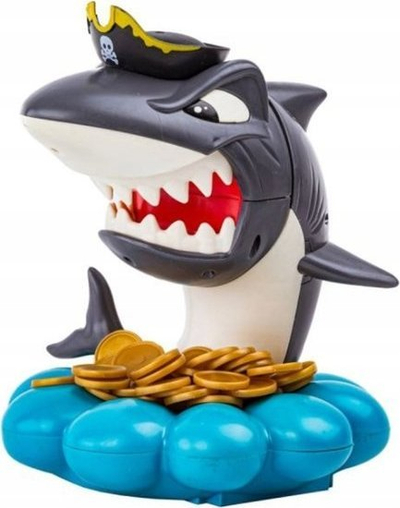 Lojë tavoline WOOPIE Sharks Pirate, 4+, me monedha, shumëngjyrëshe