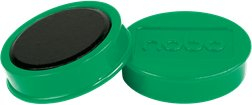 Magnete për tabela NOBO, 1.5kg, 38mm, jeshile, set me 10 copë