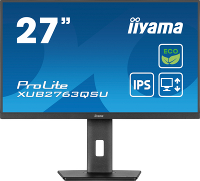 Monitor Iiyama ProLite XUB2763QSU-B1, 27\", Quad HD, i zi