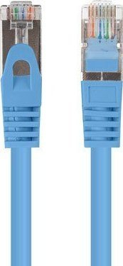 Kabllo rrjeti Lanberg Patchcord CAT.6 FTP, 0.25m, set 10 copë, blu