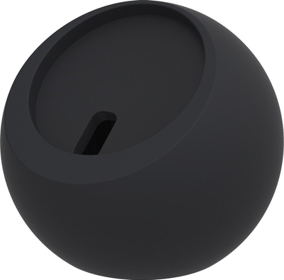 Mbajtëse magnetike CHOETECH H050, 2 me 1 për iPhone dhe Apple Watch, silikoni, e zezë
