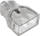 Lidhës EPM Quick Connect, 2 x 0.5 - 2.5 mm2, 10 copë, të bardhë / transparent