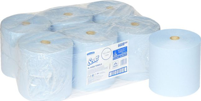 Letër peshqir në rrotull Scott XL për duar, 354 x 198 mm, blu