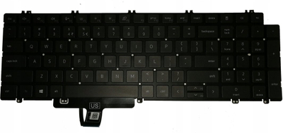 Tastierë Dell 99 Keys, layout US International, e zezë