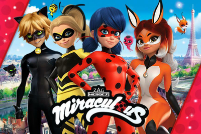Set kukulla Miraculous Ladybug Heroez, 4 figura, 26 cm, shumëngjyrëshe