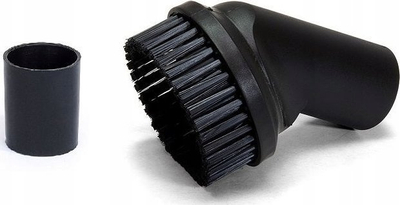 Grisje e rrumbullakët për fshesë me korrent, Ø35mm, me adaptues Ø32mm, e zezë
