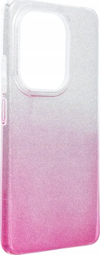 Mbrojtëse telefoni Shining për Xiaomi Redmi Note 13 Pro 4G, transparente, gradient rozë
