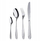 Set lugëpirunësh Maestro MR-1526, 24 pjesë, çelik inox, argjendtë
