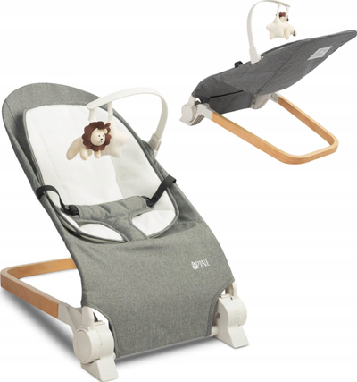 Leagani elektrik Caretero PINE, me lodra, gri