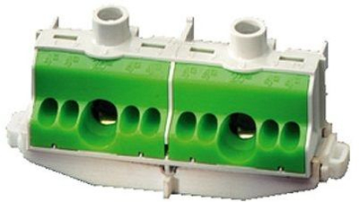 Shirit terminal PE Hensel FC PE 10, 80A, 2x25mm² + 8x4mm² Cu, jeshile gri