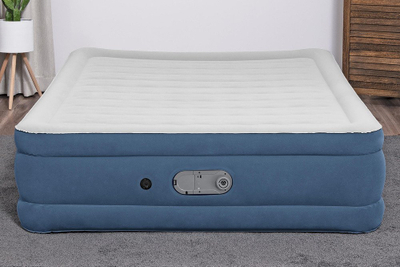 Воздушен душек Bestway 67624 AlwayzAire, 203x152x46 cm, со електрична пумпа, сив