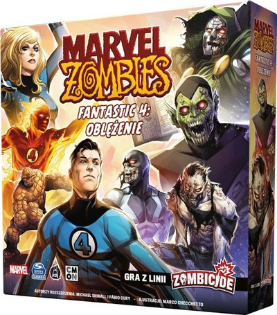 Zgjerim loje tavoline Portal Games Marvel Zombies Fantastic 4, miniatura, misione të reja, shumëngjyrësh
