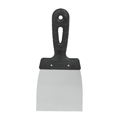 Shtizë gletuese Tajfun 100mm, çelik inoks, dorezë PVC