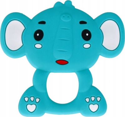 Lodër kafshimi Bam Bam Elephant Case 0/188, për bebe, silikon, shumëngjyrësh
