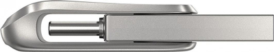 USB SanDisk Ultra Dual (SDDDC4-064G-G46), 64GB, e argjendtë