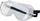 Syze mbrojtëse Wolfcraft Full Vision 4937000, xham që s’mjegullohet, me rrip të rregullueshëm, transparente