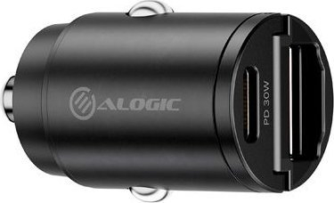Karikues makine ALOGIC Rapid Power 30W Mini, USB C, USB A, gri Space