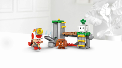 Set LEGO Super Mario Captain Toad's Camp, ndërtim për gallatë, për kalamaj