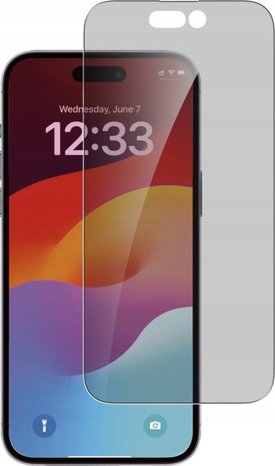 Xham mbrojtës 4smarts Second Glass Privacy, për iPhone 15 Pro Max, filtër privatësie, transparent