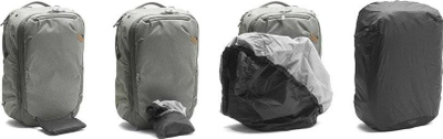 Mbulesë shiu për çantë Peak Design Travel Rain Fly, për Travel Backpack 45L, e zezë
