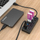 HUB USB Orico me 4 porta, USB 3.0, 5Gbps, me çelësa on/off, i zi