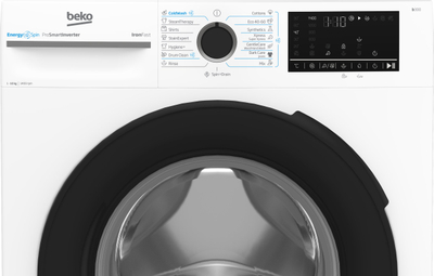 Lavatriçe Beko BM3WFU410415WB, 10 kg, ProSmart Inverter, e bardhë