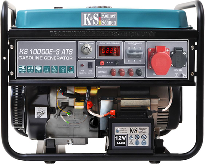 Gjenerator benzine Könner &amp; Söhnen KS10000E-3 ATS, 8 kW, me nisje elektrike, blu