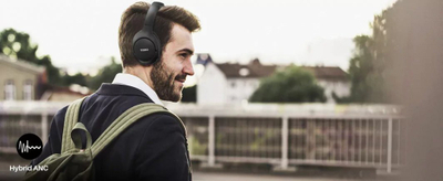 Kufje H10 me kap veshin, wireless Bluetooth, me heq zhurmën, të zeza
