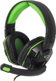 Kufje gaming Esperanza Venom EGH380, me mikrofon, jeshile