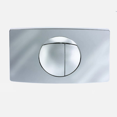 Копче за испирање Sanit Dual Flush, за казанче за тоалет, сјаен хром
