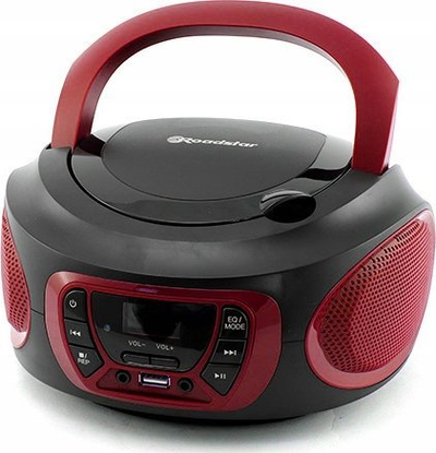 Radio portative Roadstar CDR 365U, CD MP3, USB AUX, e kuqe