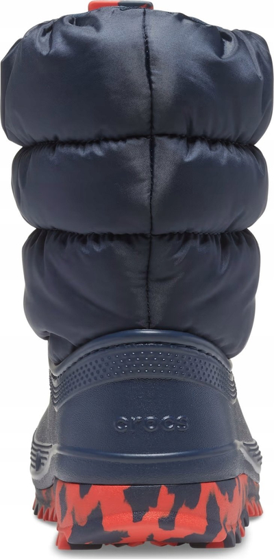 Çizme bore për kalamaj Crocs Classic Neo Puff Boot Jr 207684, slip on, navy