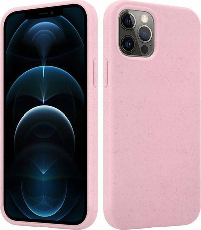 Mbulesë telefoni MX Eco për iPhone 15 Plus, TPU i biodegradueshëm, kundra goditjeve, rozë