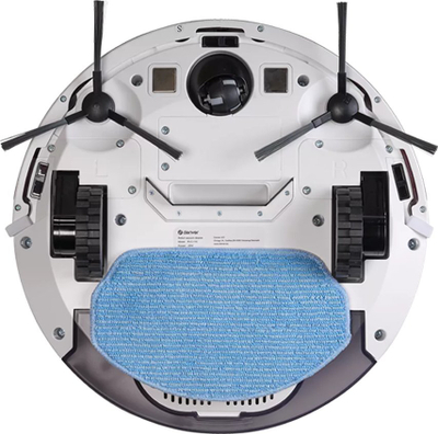 Robot fshesë Denver RVC-110, thithje dhe mop, me stacion karikimi, i bardhë