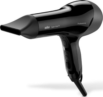 Tharëse flokësh Braun Satin Hair 7 HD780, SensoDryer, profesionale, e zezë