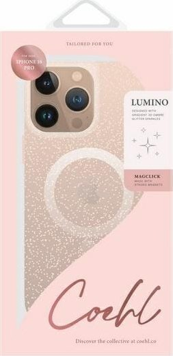 Kapak telefoni Uniq Coehl Lumino për iPhone 16 Pro 6.3", me karikim magnetik, rozë gold