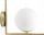 Llampë muri Mauro Ferretti Glamy, 25 x 22 cm, 1xE14 40W, metal dhe xham