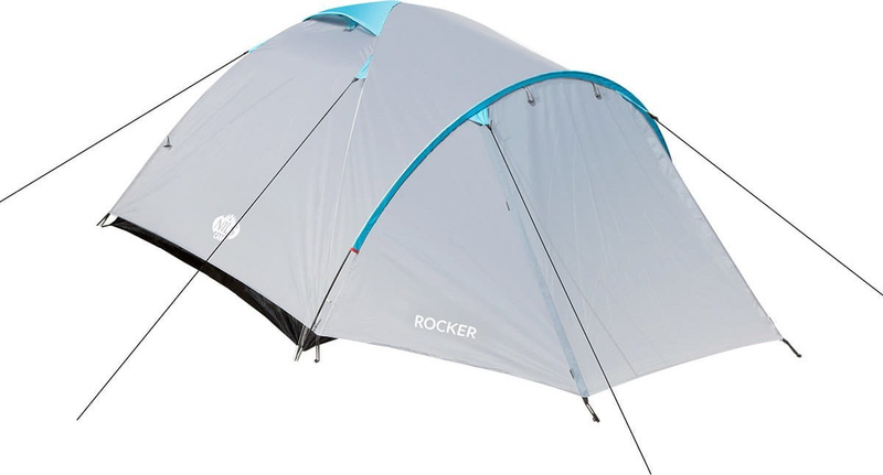 Çadër kampingu NILS CAMP ROCKER NC6013, 3 persona, rezistente ndaj ujit, jeshile