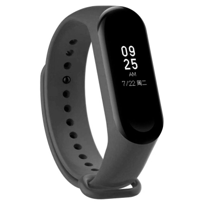 Rrip ndërrimi për Xiaomi Mi Band 5 6, silikon sportiv, i zi