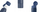 Shishe filtrimi uji Wessper B2 TRITAN Actitex, 1000ml, blu