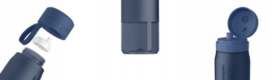 Shishe filtrimi uji Wessper B2 TRITAN Actitex, 1000ml, blu