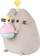 Lodër pelushi Pusheen, 24 cm, me kapelë e me tortë, shumëngjyrëshe
