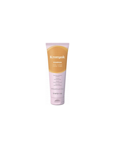 Maskë me ngjyrë për flokë Inebrya Kromask, Pumpkin, 250 ml