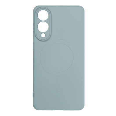 Футрола HurTel Liquid Silicone со MagSafe за Samsung Galaxy S25 Edge, течен силикон, светло сина