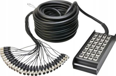 Kabllo audio snake C2G AH Cables K28C30, 30 m, 24 kanale XLR, 4 kthime, i zi