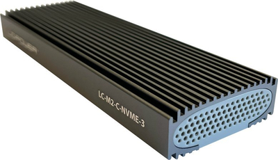 Kuti e jashtme SSD LC-Power LC-M2-C-NVME-3, NVMe M.2, USB 3.2 Gen 2, e zezë