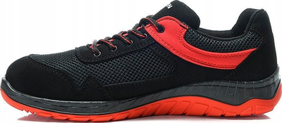Këpucë sigurie ELTEN LONNY Red Low 729521, S1P ESD, me hundë çeliku, të zeza me të kuqe, nr 35