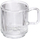 Set filxhanësh qelqi Vilde, 350 ml, 6 copë, transparentë me brinjëzim